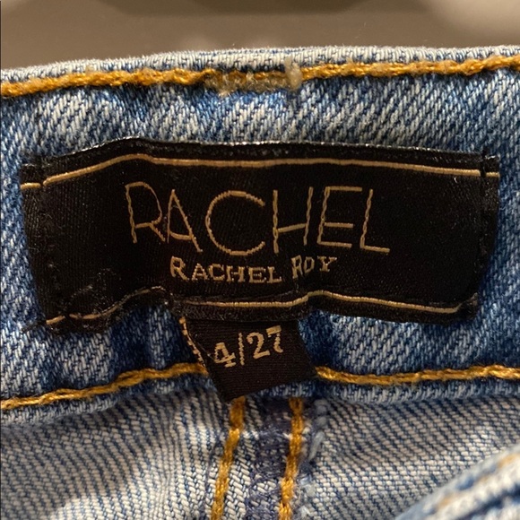 RACHEL Rachel Roy Distressed Straight Leg Jeans Size 4 - Picture 2 of 7
